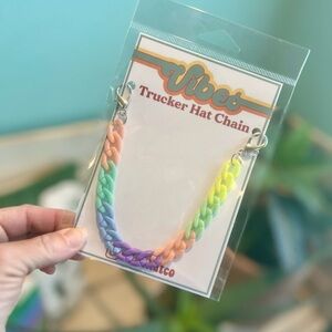 Rainbow Trucker Hat Chain